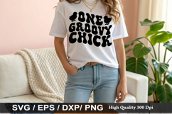 One Groovy Chick - Easter SVG Design Product Image 1
