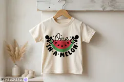 One in a Melon Baby SVG PNG T Shirt Design Product Image 4