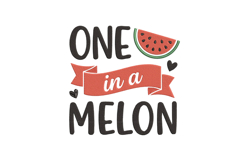 One in a Melon Embroidery Design Product Image 1