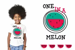 One in a Melon, Watermelon SVG for tshirt