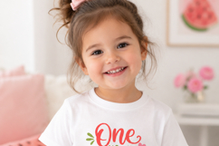 Watermelon svg, One in a Melon SVG Summer Birthday Bundle Product Image 13