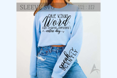 One kind word can change someones Sleeve Svg Design Product Image 1