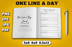 Amazon kdp one line a day interior for kindle publisher Product Image 1