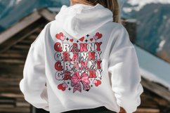 One Loved Granny Valentine Pencil Coquette Bow SVG PNG Product Image 3