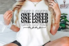 One Loved Mama SVG Design, Mother's Day T-shirt Design Product Image 2