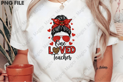 One Loved Teacher Valentine PNG Product Image 2