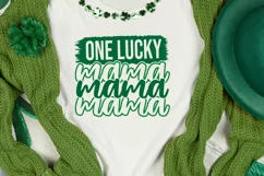 One Lucky Mama Svg | St Patricks Day Svg | SVG PNG DXF EPS Product Image 3