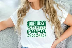 One Lucky Mama Svg | St Patricks Day Svg | SVG PNG DXF EPS Product Image 4