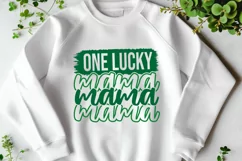 One Lucky Mama Svg | St Patricks Day Svg | SVG PNG DXF EPS Product Image 2