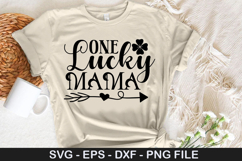 One Lucky Mama - St. Patrick's Day SVG Design Product Image 1