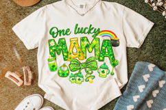 One Lucky Mama PNG, St Patrick's Day PNG, Mom Lucky PNG Product Image 5