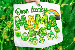 One Lucky Mama PNG, St Patrick's Day PNG, Mom Lucky PNG Product Image 6