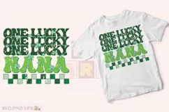 One Lucky Nana SVG, St Patrick's Day PNG T-shirt Design Product Image 2