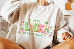One Lucky Nurse PNG, St Patrick's Day Nurse PNG, Lucky Nurse Product Image 4