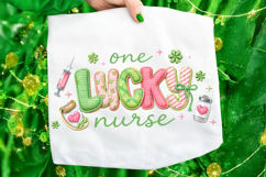 One Lucky Nurse PNG, St Patrick's Day Nurse PNG, Lucky Nurse Product Image 6