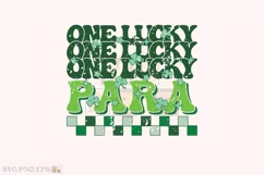 One Lucky Para SVG, St Patrick's Day PNG T-shirt Design Product Image 1