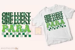 One Lucky Para SVG, St Patrick's Day PNG T-shirt Design Product Image 2