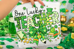 One Lucky Teacher St Patrick's Day PNG, Lucky Teacher PNG Product Image 2