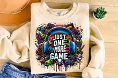 Just One More Game, Game Controller PNG, Gamer PNG, Gaming Product Image 3