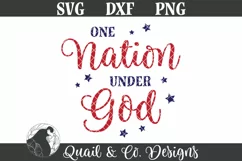 4th of July SVG, One Nation Under God SVG, Patriotic SVG Product Image 2
