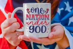 One nation under god SVG, 4th of july SVG Design Product Image 2