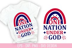 One nation under god SVG - 4th of July SVG Design Product Image 1