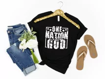4th of July SVG | America SVG | One Nation Under God SVG PNG Product Image 2