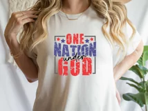 4th of July SVG | America SVG | One Nation Under God SVG PNG Product Image 3