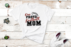 One Proud Football Mom SVG Quote Product Image 2