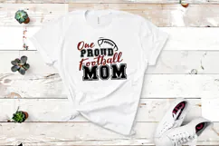 One Proud Football Mom SVG Quote Product Image 2