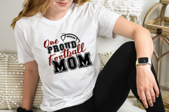 One Proud Football Mom SVG Quote Product Image 3