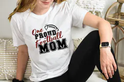 One Proud Football Mom SVG Quote Product Image 3