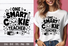 One Smart Cookie Teacher quotes SVG PNG