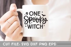 One Spooky Witch, Hand Lettered Halloween SVG Product Image 3