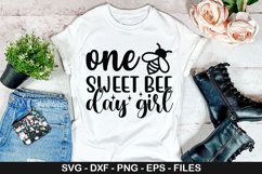 One sweet bee-day girl SVG - Bee SVG De Product Image 1