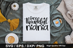 One thankful mama SVG - Fall Quotes Design Product Image 1