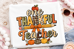 One Thankful Teacher - Thanksgiving PNG Product Image 2