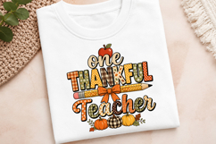 One Thankful Teacher - Thanksgiving PNG Product Image 4