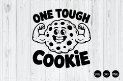 One Tough Cookie SVG, Funny Baby SVG, Baby Shower SVG Product Image 1