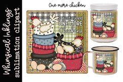 One More Chicken Sublimation Product Image 1