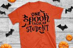 Cute Spooktacular Student Shirt SVG - Halloween Fall Shirt Design, Kids PNG