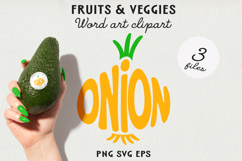 Fruit Typography BUNDLE, Fruit Word Art SVG | PNG | EPS Product Image 14
