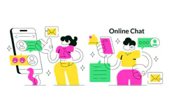 5 Online Chat Illustration Product Image 3