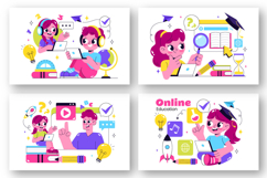 10 Online Education for Kids Illustration Product Image 3