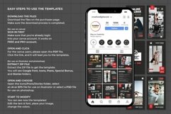Online FItness Red Instagram Templates| CANVA-PS-AI Product Image 10