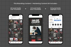 Online FItness Red Instagram Templates| CANVA-PS-AI Product Image 3
