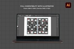 Online FItness Red Instagram Templates| CANVA-PS-AI Product Image 9