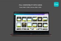 Online Fitness Yellow Instagram Templates | CANVA-PS-AI Product Image 7
