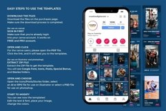 Online Fitness Navy Instagram Templates | CANVA-PS-AI Product Image 10