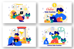 10 Online Side Hustles Illustration Product Image 3